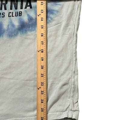 Mens Tie dye Superdry Surf Tee T-Shirt Large Blue - Thumbnail 7