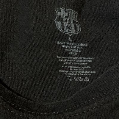Messi Barcelona Soccer Futbol T-Shirt Men's Large - Thumbnail 4