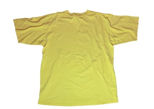 Vintage Chaps Ralph Lauren T Shirt Mens Large Yellow Short Sleeve Beach Tropical - Thumbnail 4