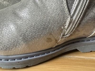Disney FROZEN 2 Elsa Anna Glitter Silver Zipper Boots Girls Kids 13 - Thumbnail 5