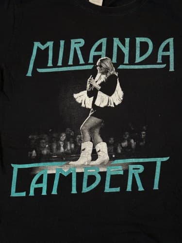 Miranda Lambert T Shirt Adult Medium Country Music Concert Bandwagon Tour USA - Thumbnail 4