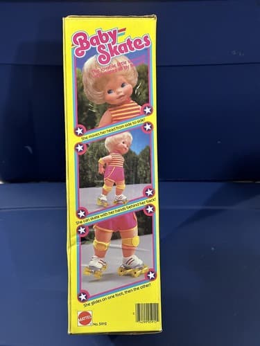 Vintage Doll Baby Skates 1982 Original Box 15" T Mattel Instructions - Thumbnail 7