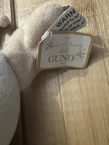 Gund LA COLLECTION BEBE DOG Pull-down Musical Plush Crème Baby Plush Toy - Thumbnail 2