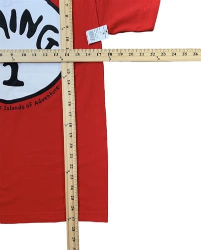 NWT Universal Studios Islands Of Adventure Thing 1 Mens Small T-shirt Dr Seuss - Thumbnail 2