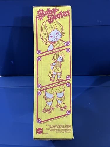 Vintage Doll Baby Skates 1982 Original Box 15" T Mattel Instructions - Thumbnail 8