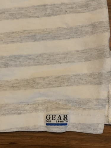 Vintage 90s Mickey Mouse Disney Gear For Sports Medium T Shirt Varsity Striped - Thumbnail 4