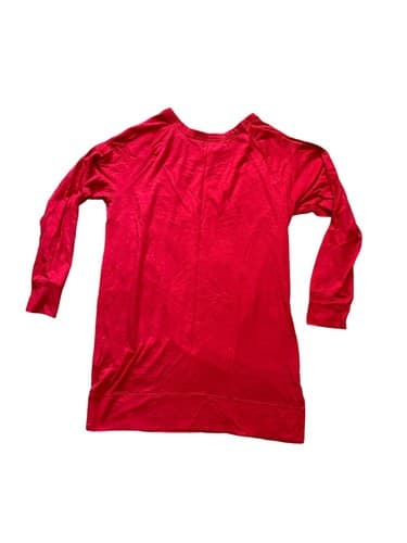 Victorias Secret “LOVE” Glitter Long Sleeve Sleep Shirt Sz Small - Red Silver - Thumbnail 5