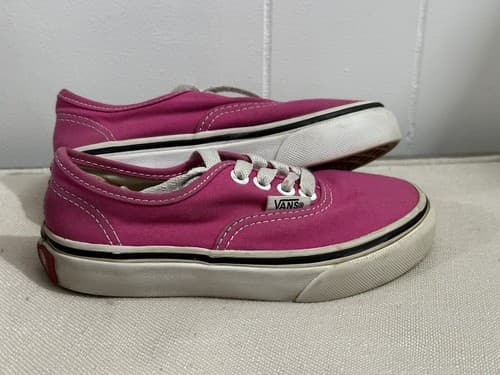 Vans Girls Athletic Shoes Toddler Kids Size 10.5 US Pink Off The Wall Lace Up - Thumbnail 6