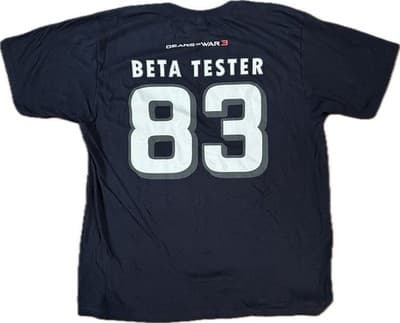 Gears Of War 3 Hanover Cougars Thrashball T-Shirt Size XL Beta Tester 83 - Thumbnail 2