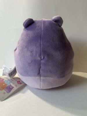 Plumpy Purple Bear 6” Plush Powa Yell Stuffed Toy Doll Japan NWT - Thumbnail 4