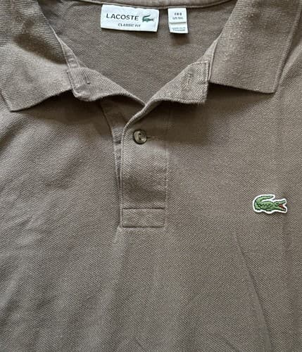 Lacoste Polo Shirt Mens 3XL Short Sleeve Classic Fit Knit Rugby Golf Collared - Thumbnail 2