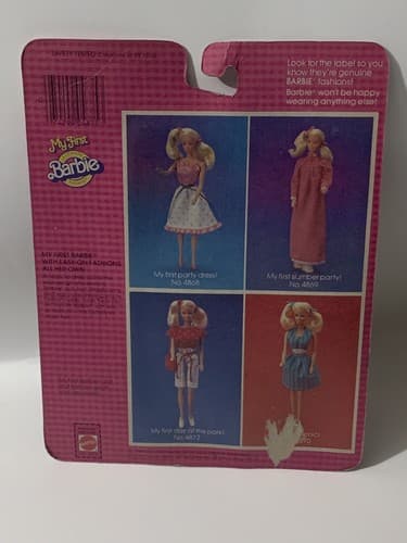 BARBIE DOLL 1983 VINTAGE FASHION MY FIRST DAY AT THE PARK 4872 NRFC Red White - Thumbnail 2