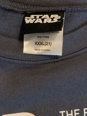 Sweatshirt The Child Long Sleeve Mandalorian shirt Womens XL - Thumbnail 4