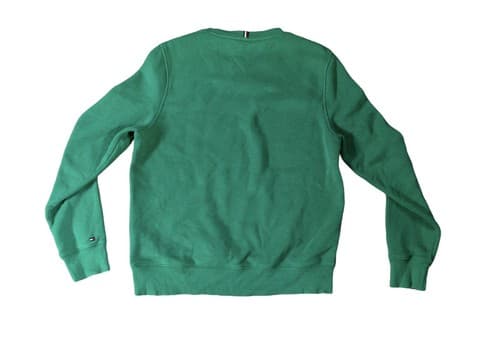 Tommy Hilfiger Sweatshirt Crewneck Graphic Logo Big Flag Long Sleeve Men Small - Thumbnail 3