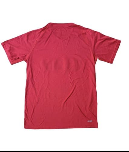 ADIDAS LOUISVILLE CARDINALS MENS Medium RED CLIMALite Ultimate Tee Logo - Thumbnail 3
