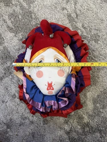 RARE Tilly Collectibles Jester Soft Sculpture 1980 House That Tilly Built Art - Thumbnail 11
