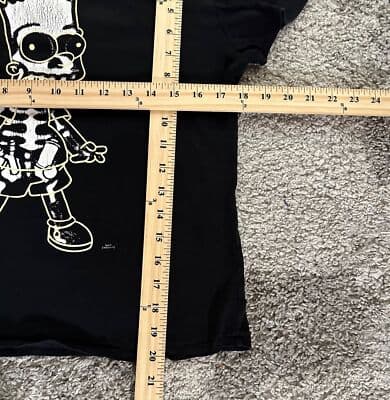 Mango Kids glow in the dark Bart Simpson Shock T-Shirt Girls 11/12 - Thumbnail 3