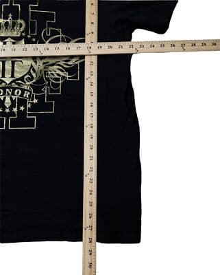 LL Cool J Men’s Graphic Logo T-Shirt size Large Black Gold Rap Tee streetwear - Thumbnail 5