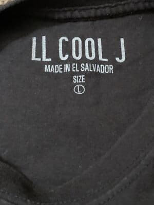LL Cool J Men’s Graphic Logo T-Shirt size Large Black Gold Rap Tee streetwear - Thumbnail 3