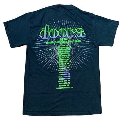 2005 THE DOORS 21st CENTURY OFFICIAL BAND CONCERT MUSIC T-SHIRT SMALL - Thumbnail 3