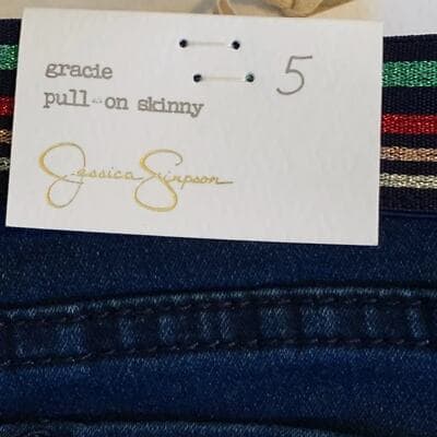 Jessica Simpson Toddler Girls Jeans size 5 - Thumbnail 3