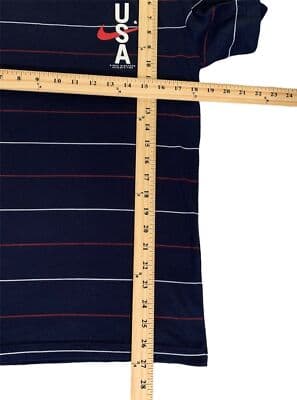 Mens Nike Olympic T-Shirt Striped Small embroidered USA - Thumbnail 5