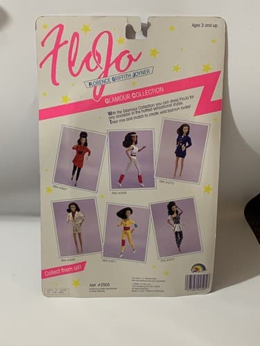 LJN Toys FloJo Florence Griffith Joyner 1989 2507 glamour collection Outfit - Thumbnail 2