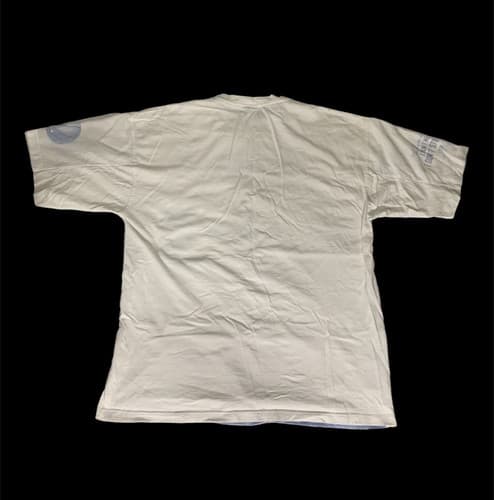 Men's 2XL Vintage Blue BoomX BX Jeans Mesh Overlay Basketball T Shirt Unique - Thumbnail 6