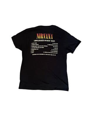 Nirvana: Unplugged In New York T-Shirt Medium - Thumbnail 2