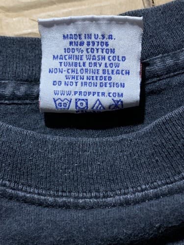 90s Vintage USA Army T Shirt M Military United States PROPPER This We’ll Defend - Thumbnail 4