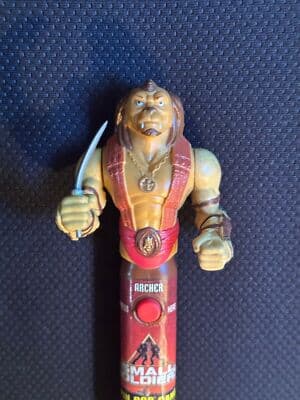 Vintage SMALL SOLDIERS Movie GORGONITES Archer Toy Action Figure Spin Pop 1998 - Thumbnail 2