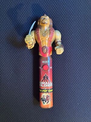 Vintage SMALL SOLDIERS Movie GORGONITES Archer Toy Action Figure Spin Pop 1998