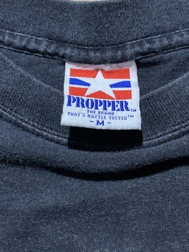 90s Vintage USA Army T Shirt M Military United States PROPPER This We’ll Defend - Thumbnail 3