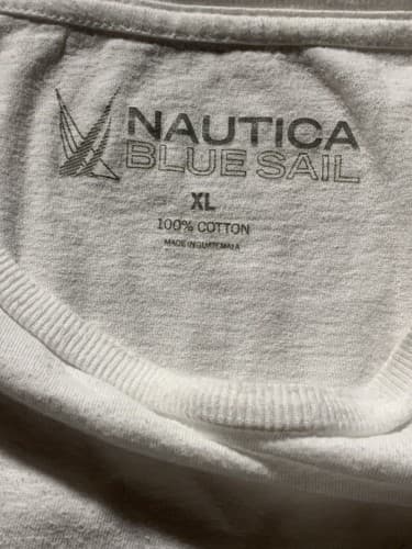 Nautica N-83 SAILING REGATTA CUP Men's t shirt Sz XL White Graphic Embroidered - Thumbnail 4