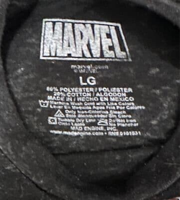 Marvel Deadpool Soft Poster Graphic Mens T-Shirt Large - Thumbnail 3