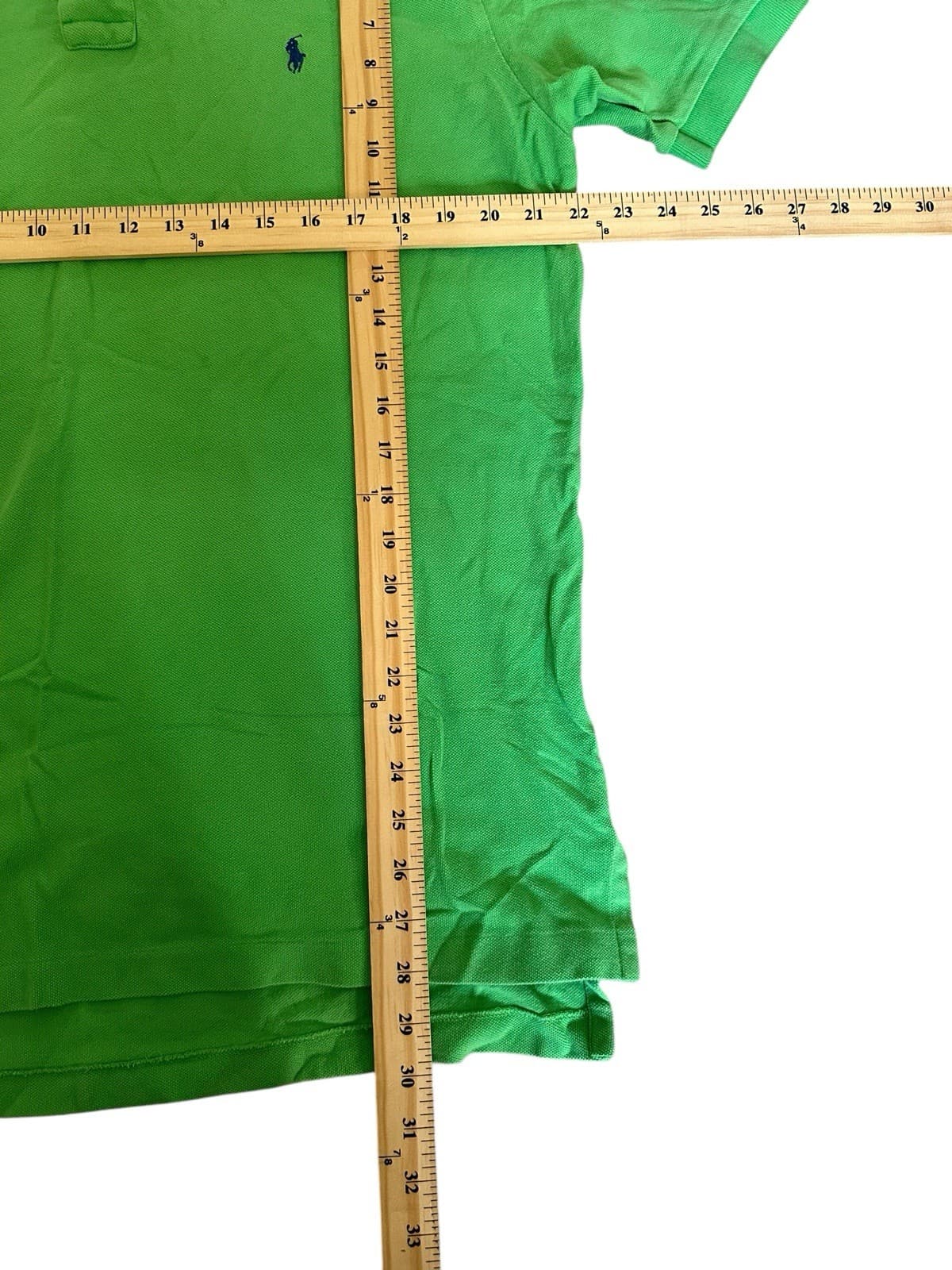 POLO by RALPH LAUREN Classic Polo Shirt w Small Pony Logo in Green Sz Large L - Thumbnail 5
