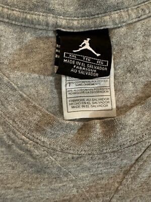 Jordan Shirt Adult XXLarge Gray Michael Jordan Basketball Jumpman Mens - Thumbnail 5
