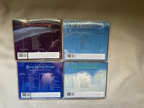 Hampton Brown Level A B C & D Phonics Sounds Letters Sing Along Songs CDs lot 4 - Thumbnail 2
