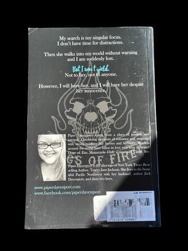 Ryder Dogs of Fire Motorcycle Club by Piper Davenport MC Paperback - Thumbnail 2