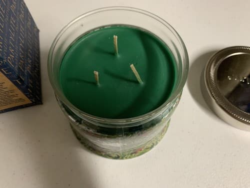 Partylite Mistletoe 3-wick Jar Candle -- Holiday! - Thumbnail 2