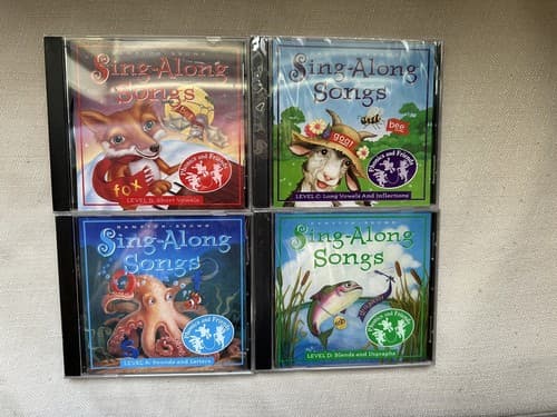 Hampton Brown Level A B C & D Phonics Sounds Letters Sing Along Songs CDs lot 4 - Thumbnail 3
