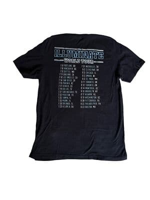 Shawn Mendes Illuminate World Tour Concert T-Shirt Mens XL - Thumbnail 2