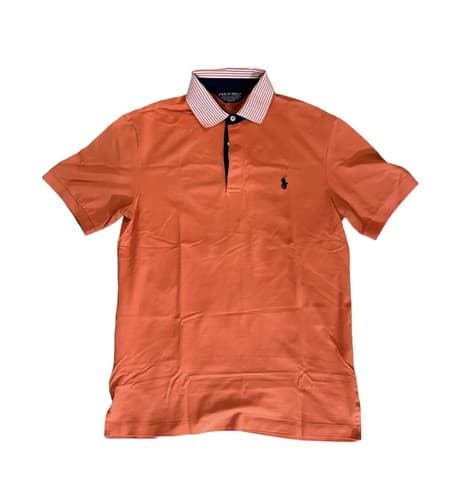 Polo Golf Ralph Lauren Pro Fit Orange Polo Shirt Size Medium Pima Cotton M - Thumbnail 2