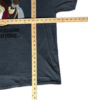 Mens 2XL Grumpy Disney Graphic T-Shirt Assume I Know Everything - Thumbnail 5