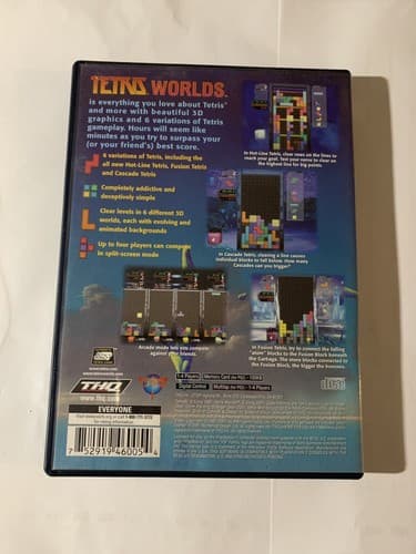 Tetris Worlds Sony PlayStation 2 PS2 Game (2002) Complete w/ Manual (Tested) - Thumbnail 3
