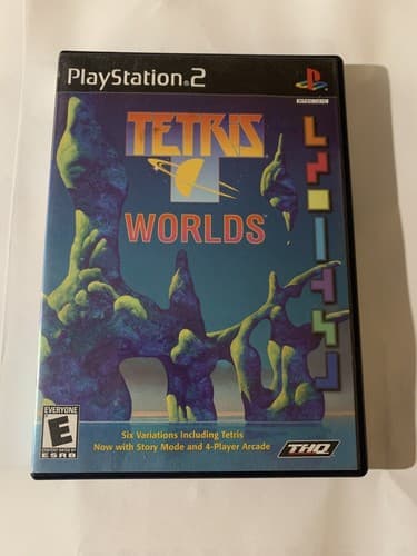Tetris Worlds Sony PlayStation 2 PS2 Game (2002) Complete w/ Manual (Tested)