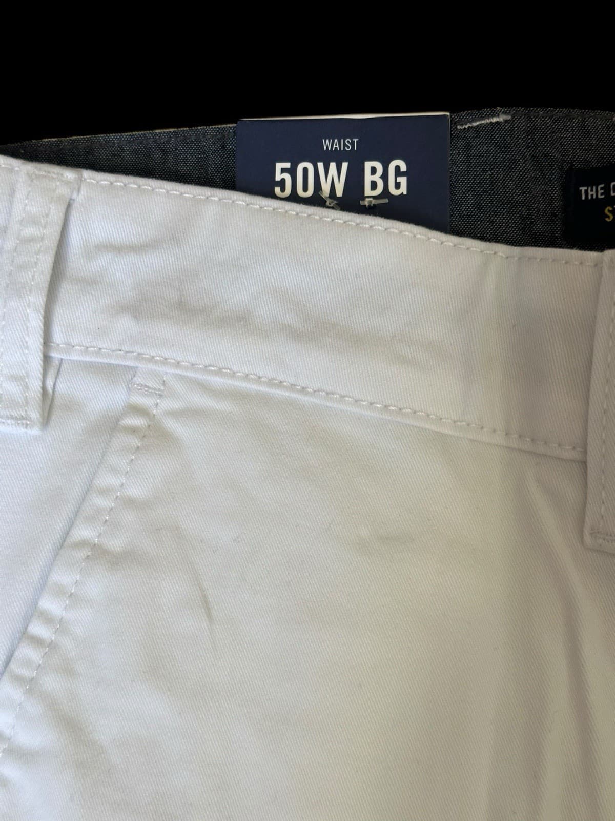 Nautica Size 50WBG White Cotton Deck Shorts New With Tag - Thumbnail 4