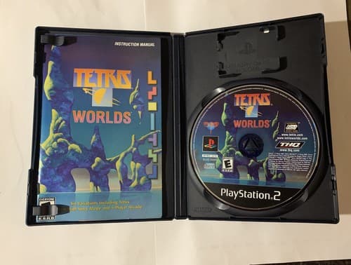 Tetris Worlds Sony PlayStation 2 PS2 Game (2002) Complete w/ Manual (Tested) - Thumbnail 2
