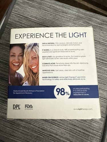 reVive LED Light Therapy Essentials Acne Reduction Treatment System - Open Box - Thumbnail 4