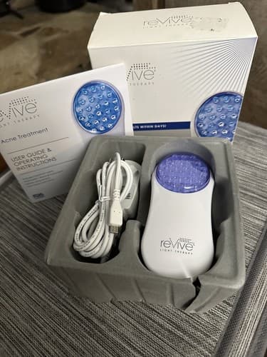 reVive LED Light Therapy Essentials Acne Reduction Treatment System - Open Box